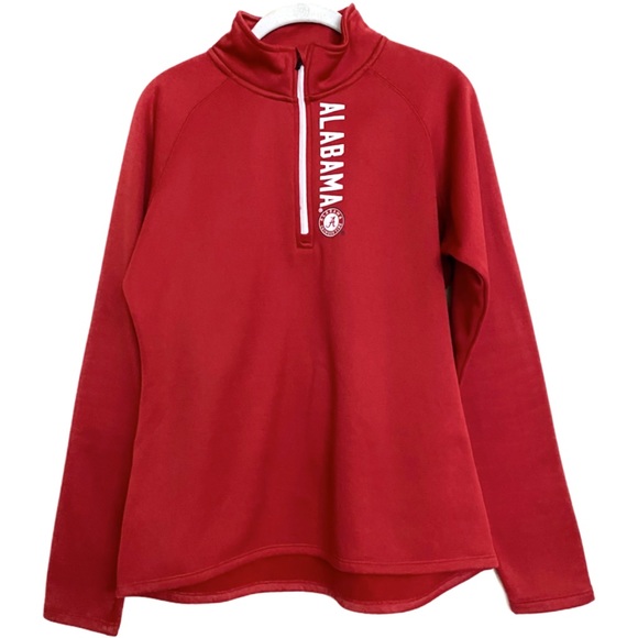 Rivalry Threads Sweaters - Alabama Crimson Tide Quarter Zip Pullover Sweater